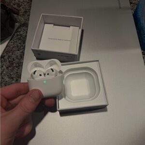 AirPods 4th generation White Earbuds with Charging Case